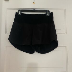 Lulu Lemon Athletic Black Shorts Size 6